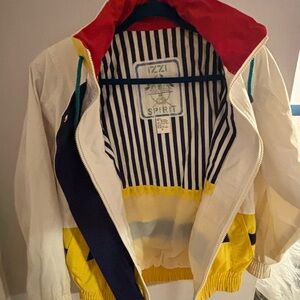 Vintage  IZZI SPIRIT Nautical Striped Jacket